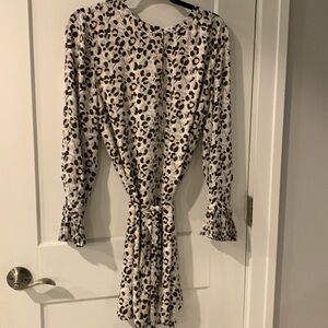 Loft animal, print size large dress.